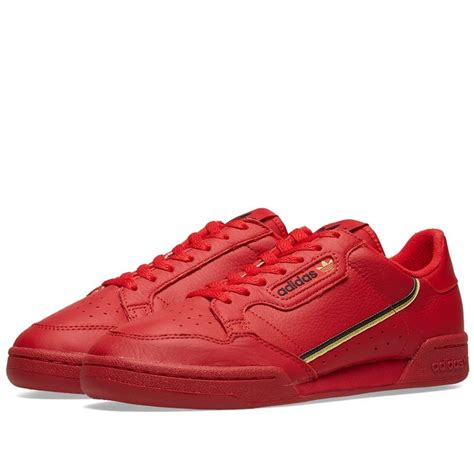 adidas continental 80 damen weiß rot|Adidas continental 80 originals.